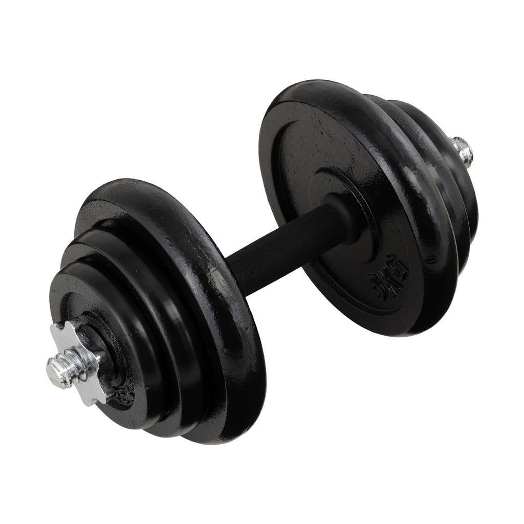 Kit De Mancuernas 50KG Black Plate Barbell - Sport Fitness 70107