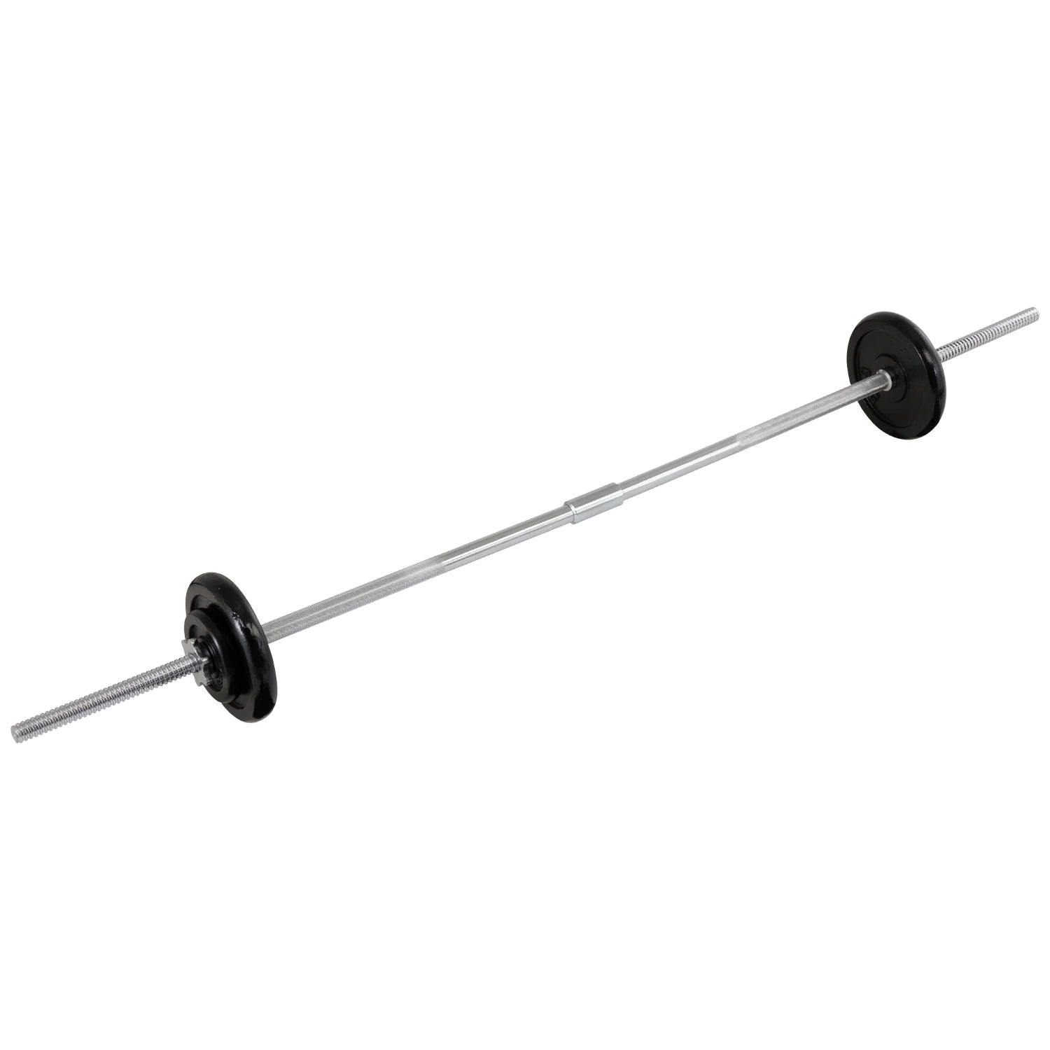 Kit De Mancuernas 50KG Black Plate Barbell - Sport Fitness 70107