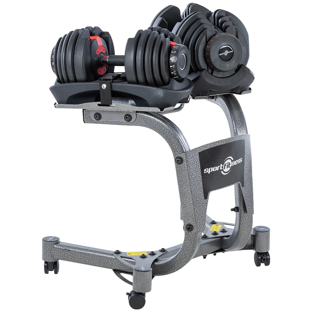 Rack Para Mancuernas Ajustables RCADMRK - Sport Fitness 71690