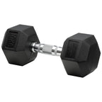 Mancuerna Encauchetada Hexagonal – De 4lb A 80lb