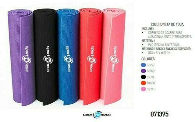 Colchoneta Yoga EM3016 Varias Opciones – 071395