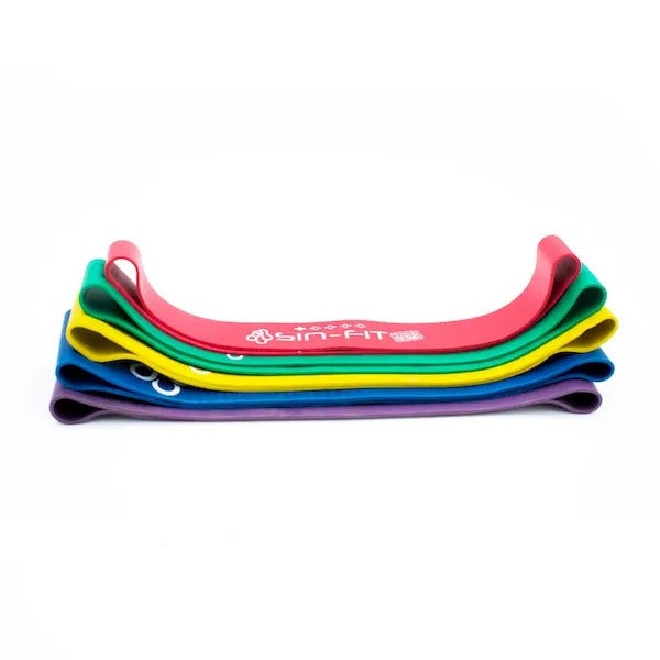 Kit Bandas Elásticas Caucho Cerradas 5 en 1 - Sin-Fit 00925