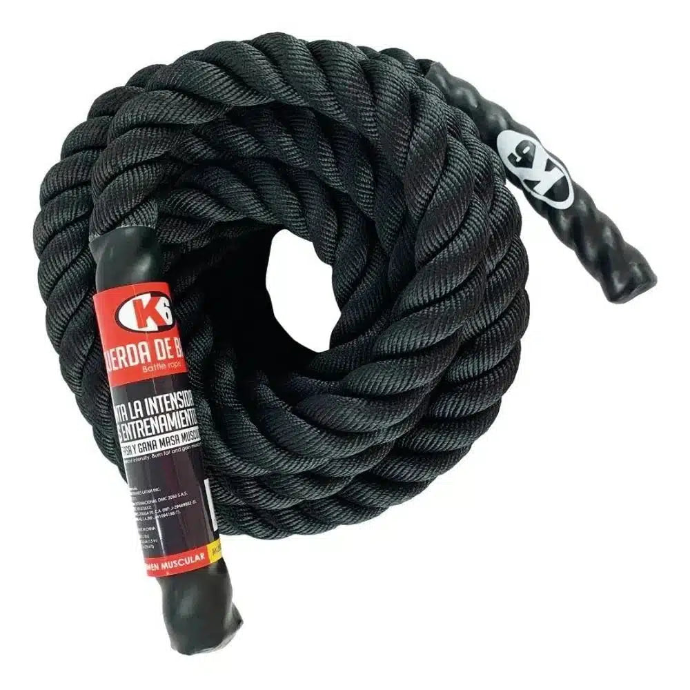 Cuerda De Acondicionamiento Crossfit Negra - K6 67955